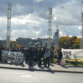 Spirit Train Protest in Montreal