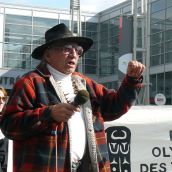 Spirit Train Protest in Montreal