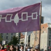 Spirit Train Protest in Montreal