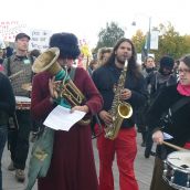 Spirit Train Protest in Montreal