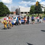 Round dance at Brady and Minto (photo by Damian Arteca)