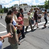 Round dance at Brady and Minto (photo by Damian Arteca)