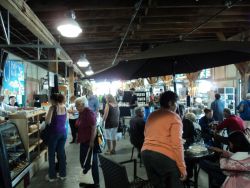 This image was taken inside the old Market Square on a busy market day. (Photo by Larson Heinonen.)