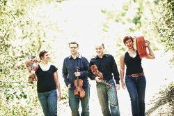 Silver Birch String Quartet, one of the local acts that will be on a NFLB stage in 2013.